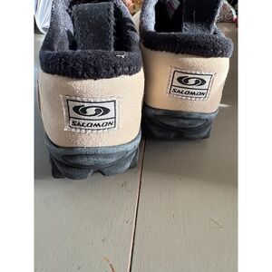 Salomon Womens Snow Clogs Size 7.5 in Beige/off white
